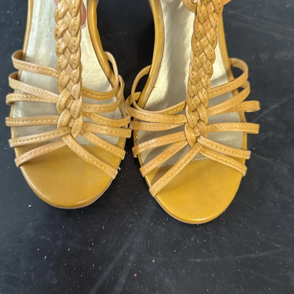 Seychelles vintage yellow wedge - Picture 9 of 9
